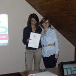 Foto con l'attestato