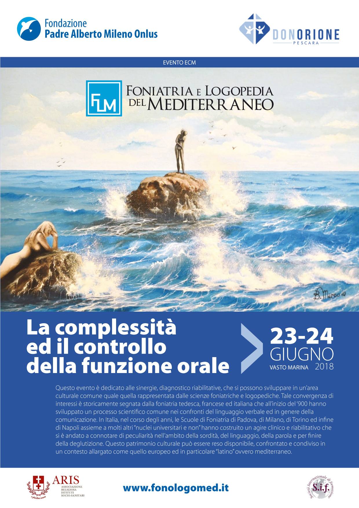 Locandina evento La complessità e il controllo della funzione orale