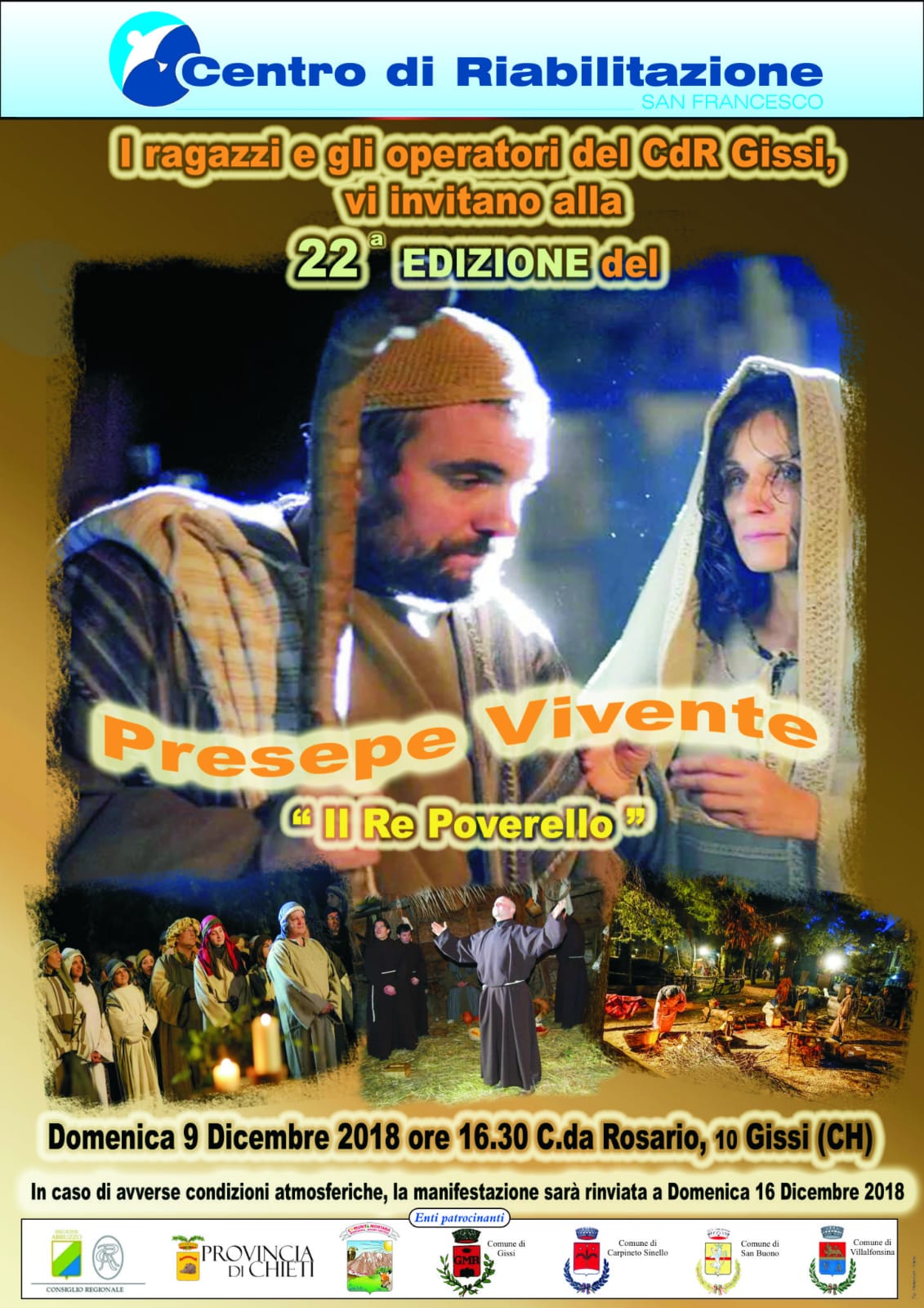 Presepe vivente a Gissi • 22ª edizione